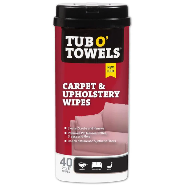 TW40-CP CARPET &UPHOLSTERY WIPES