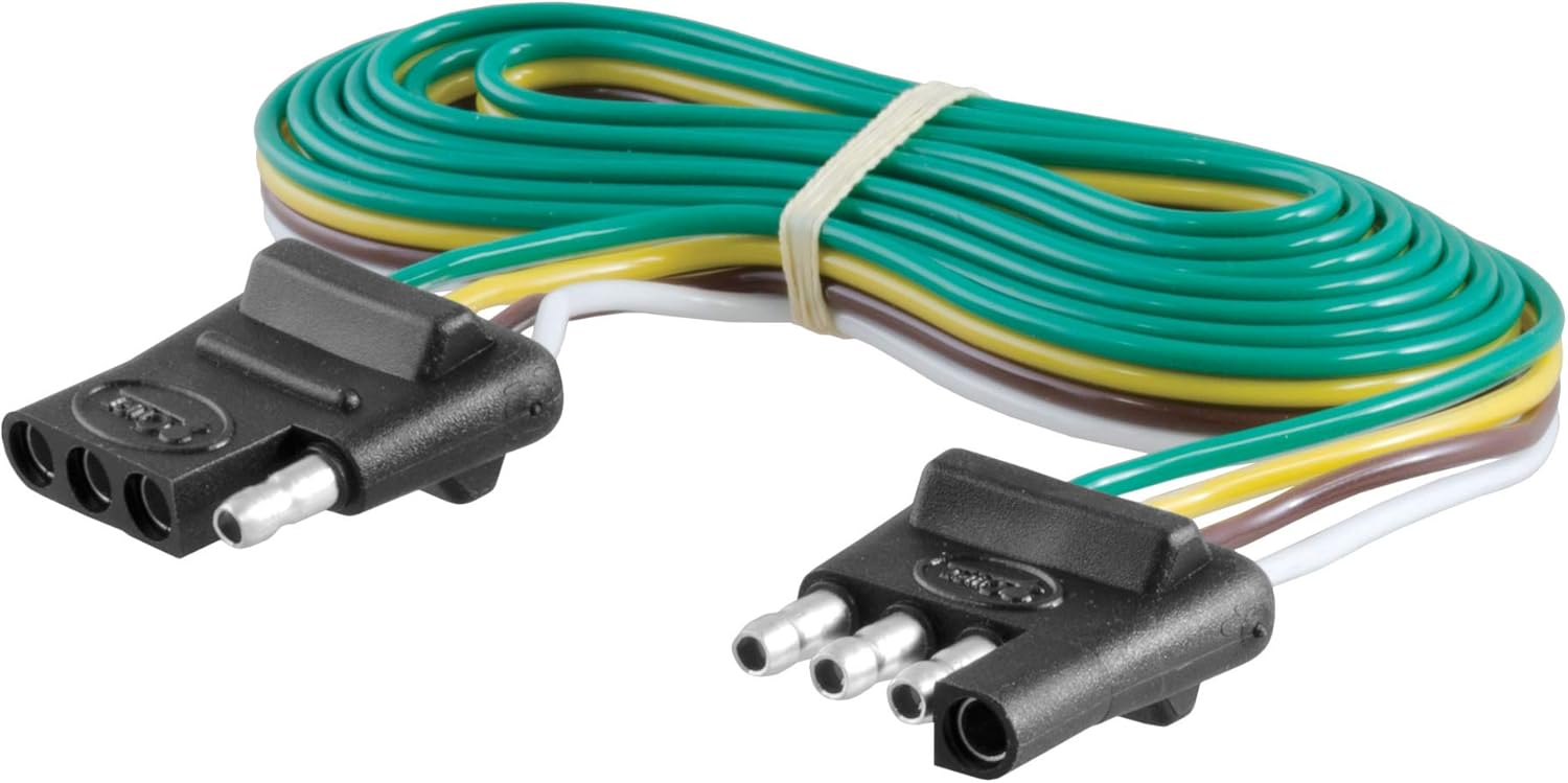 CONN PLUG & SOCKET FLAT 4-WAY