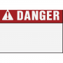 SIGN SAFETY DANGER 10INX14IN