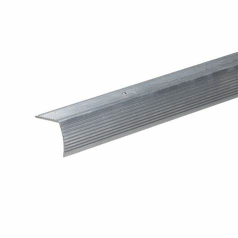 H4128FS6 STAIR EDGING FLU SILVER