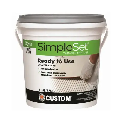 STTSW1-2 GAL THINSET MORTAR WHT