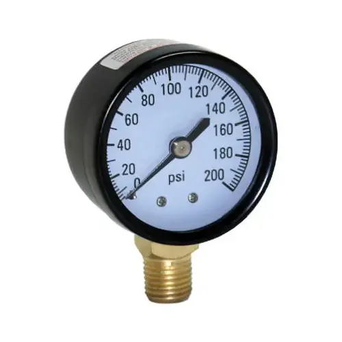 PRESSURE GAUGE LM 100PSI 1/4IN
