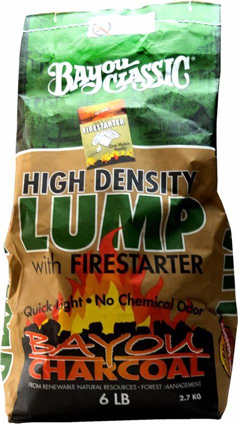 LUMP CHARCOAL W/FIRESTARTR 6LB