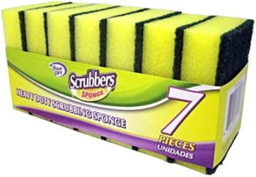 7PC HEAVY DUTY SCRUBBING SPONGE