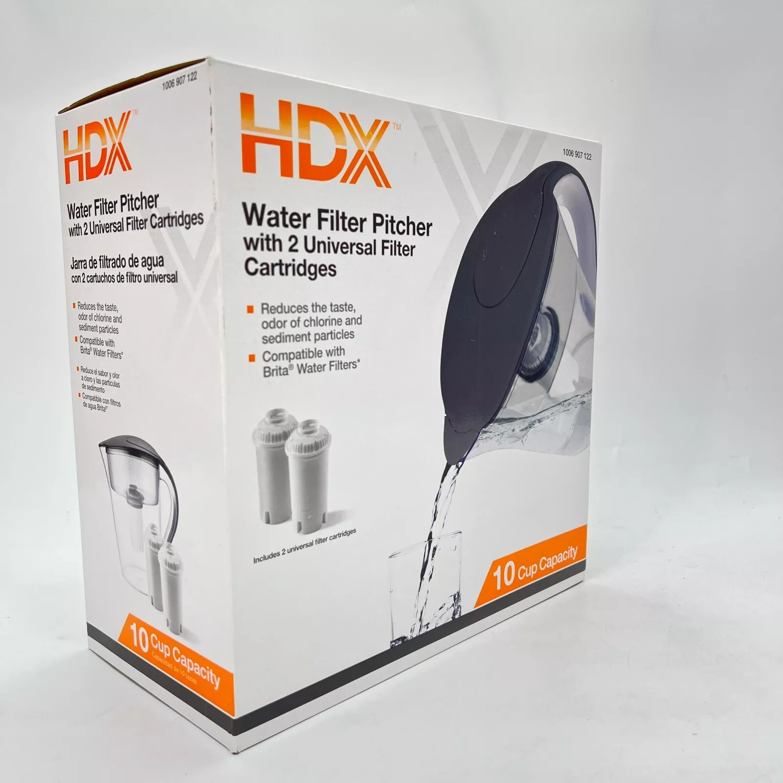HDX Water Flt Pitcher NORETURN