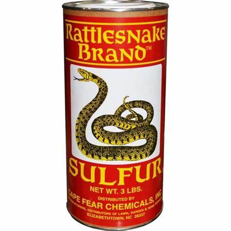 rattlesnake sulfur dust 3lb.