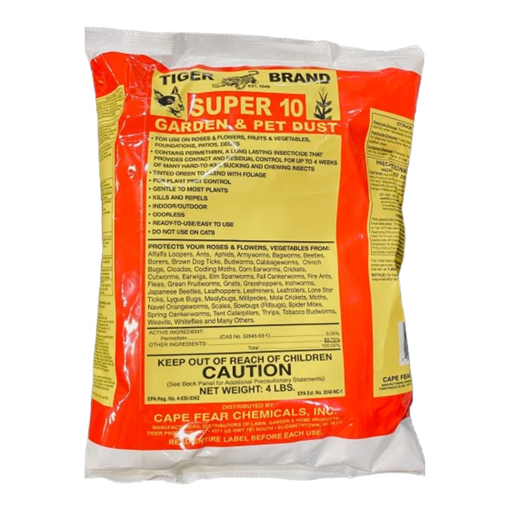 SUPER 10 GARDEN AND PET DUST 4LB