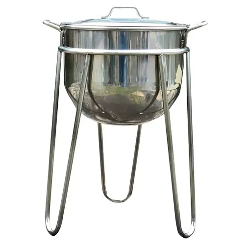 KETTLE STAINLESS W/RND BTM 8GA