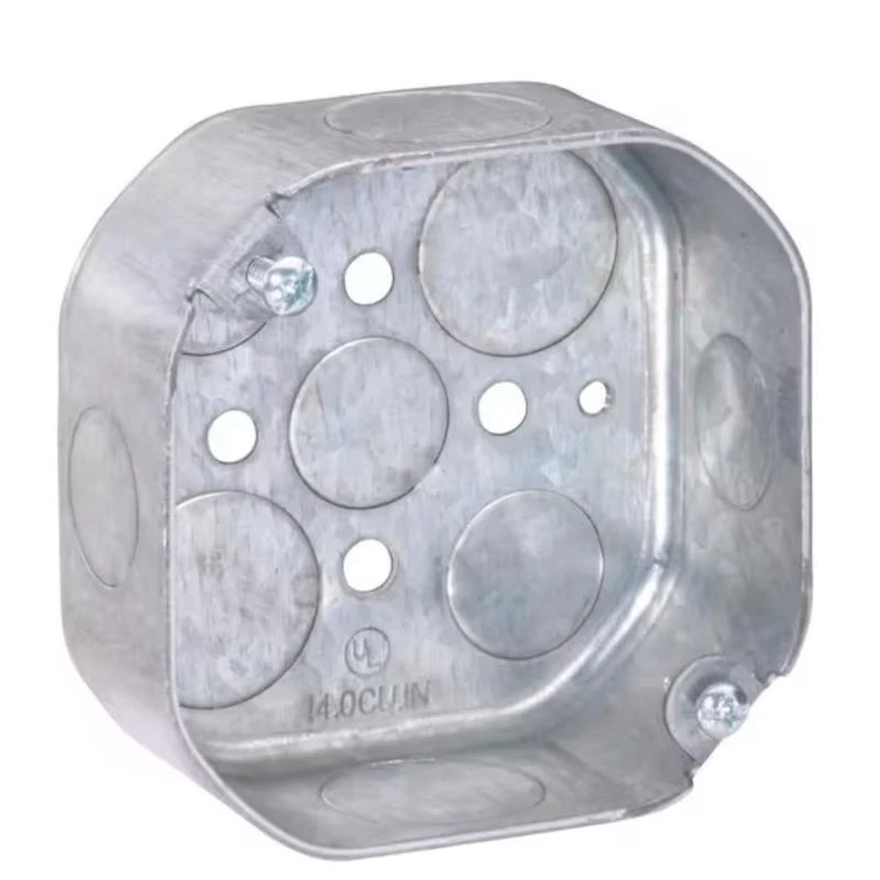 OCTAGON BOX 4X1-1/2 1/2X3/4 KO