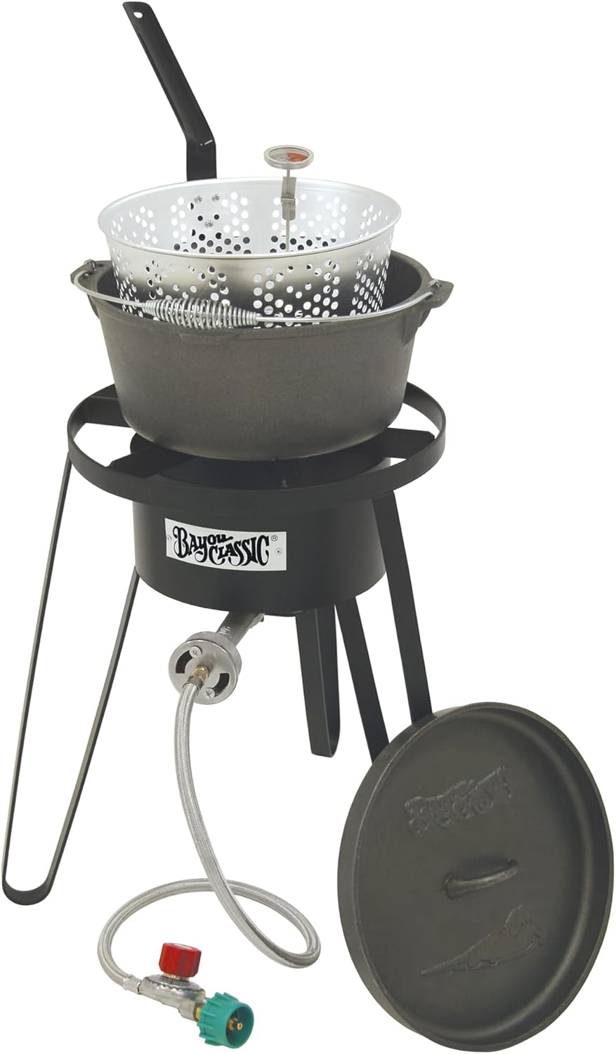 KIT COOKET FISH CAST IRON 8QT