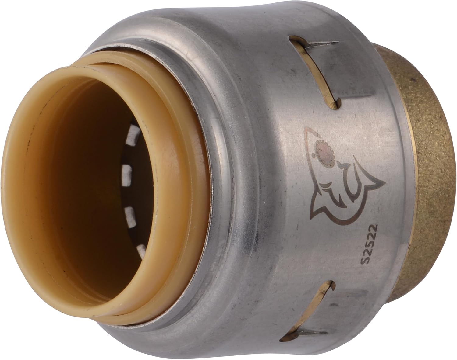 STOP END PUSH-FIT BRASS 1/2IN