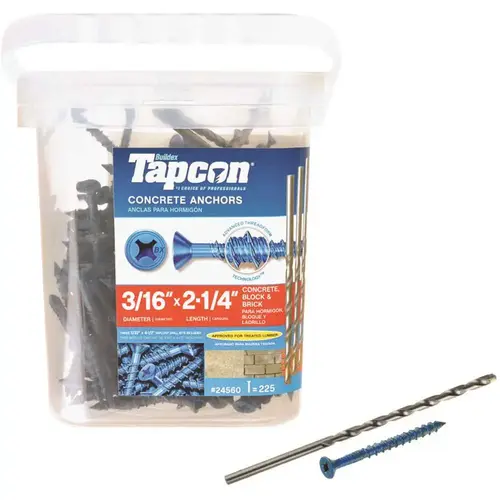 TAPCON 3/16X2-1/4