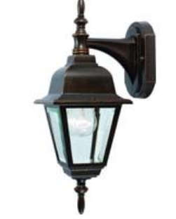 544312 1LT WALL LIGHT RUST