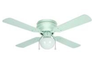 238014 42" WHT CEILING FAN