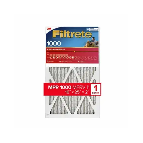 FILTER AIR 1000MPR 16X25X2IN