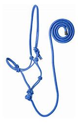 HALTER ROPE MNTN BLUE 3/8IN