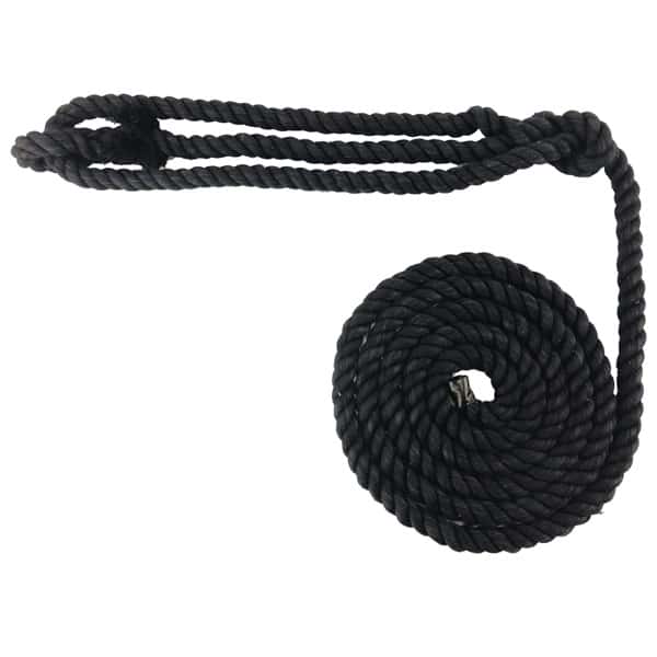 HALTER ROPE MNTN RD/BLK 3/8IN