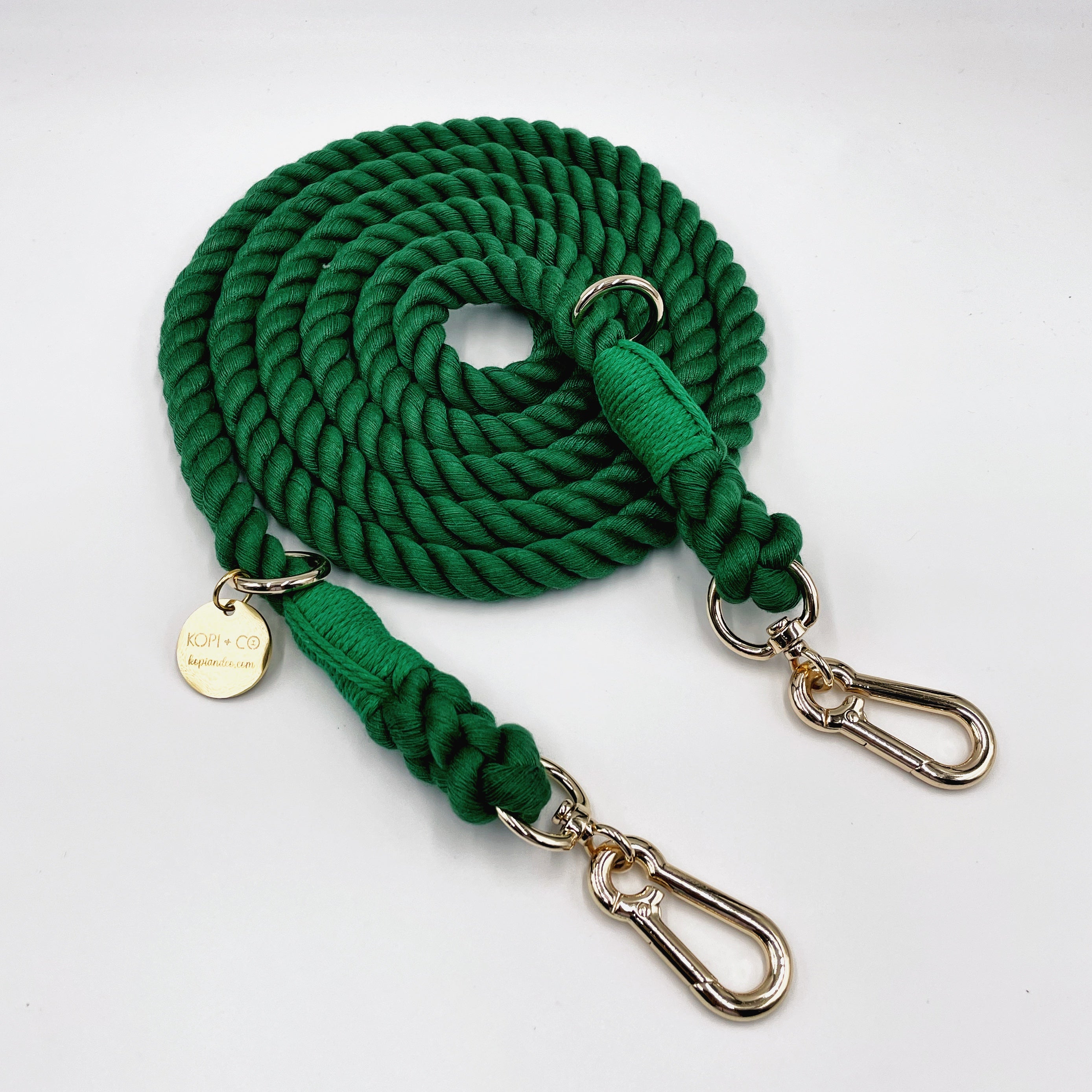 LEAD ROPE W/CHAIN GREEN 30IN
