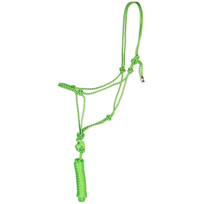 HALTER YRLNG ROPE W/CHAIN GRN