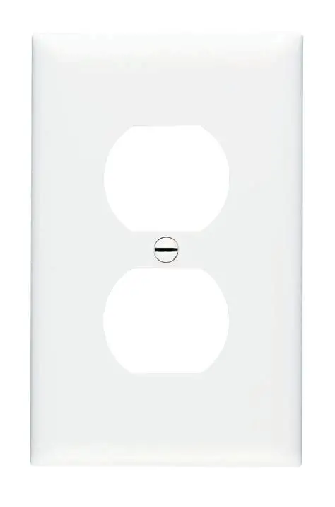 JUMBO WALL PLATE 1G 1DPX WHITE