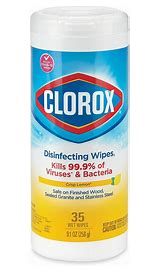 CLOROX DIS. WIPE LEMON