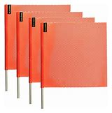 ORANGE HANDHELD FLAG