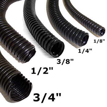 Split Loom Black 10'