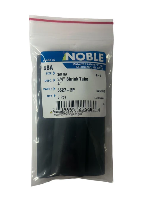 Term Shr Tube 1x4" Bk 2:1