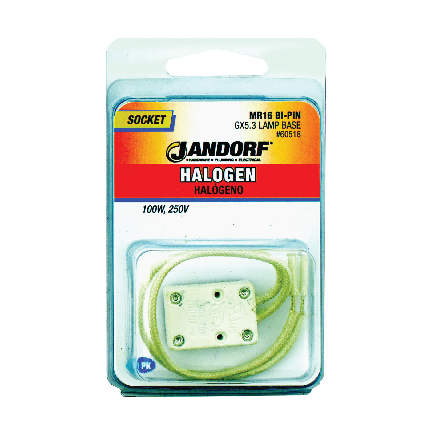 Socket Halogen BI Pin GX5.3 BAS