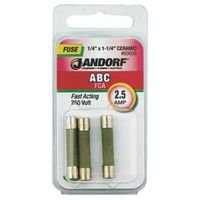 Fuse ABC 2.5A Fast Acting CERAM