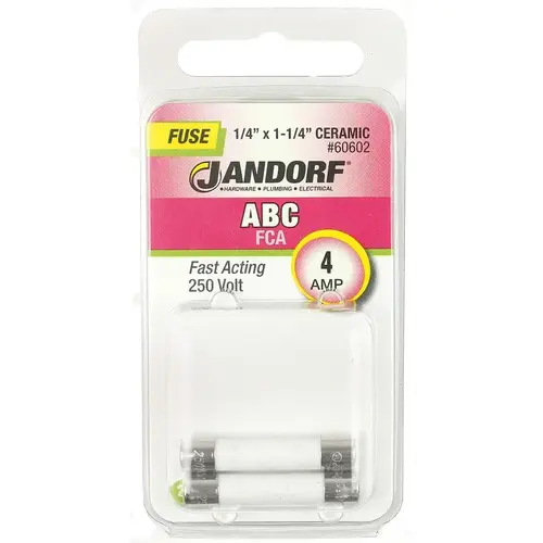 Fuse ABC 4A Fast Acting CERAM P