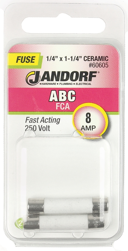 Fuse ABC 8A Fast Acting CERAM P