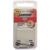 Fuse ABC 15A Fast Acting CERAM