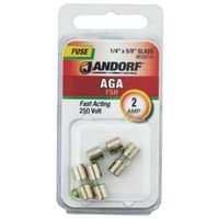 Fuse AGA 2A Fast Acting Glass P