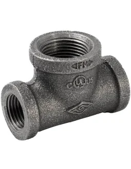 BLACK REDUCING TEE FITTING