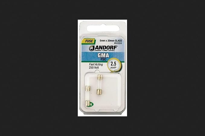 Fuse GMA 2.5A Fast Acting GLASS