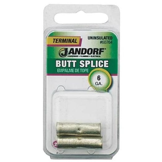 Term Butt SPLICE 6 Unins PK2