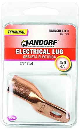 Term Electr LUG 4/0 Unins 3/8 P