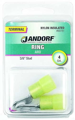 Term Ring 4 Nylon 3/8 Stud PK2