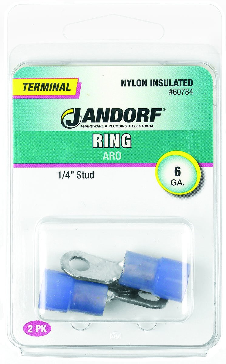 Term Ring 6 Nylon 1/4 Stud PK2