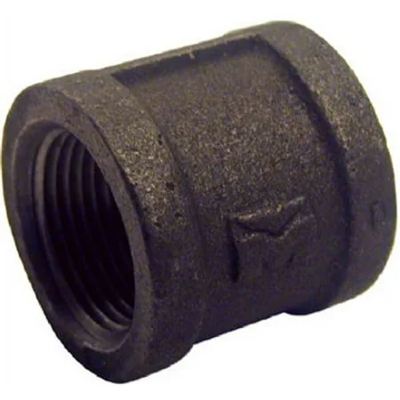 1/2 blk. mal. iron coupling
