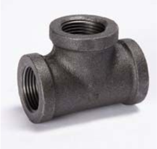 520-606HN 1-1/4 BLK IRON TEE