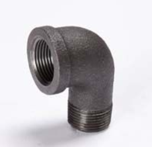 520-306HN 1-1/4 BLK 90DEG ST EL