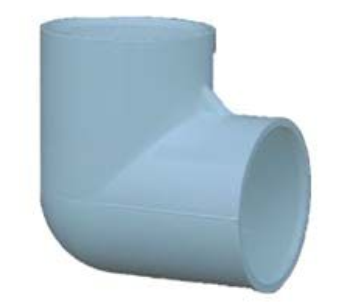 PVC02300 0600HA 1/2 90D L SXS