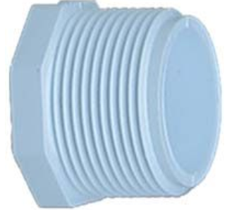 PVC02113 0800HA 3/4 MIP PLUG