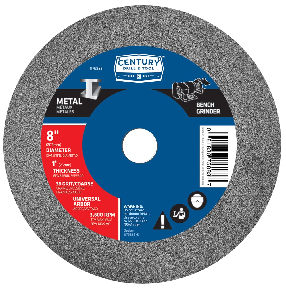 8" X 1" WHEEL (COARSE)