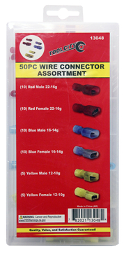 50PC WIRE CONNECTOR ASST