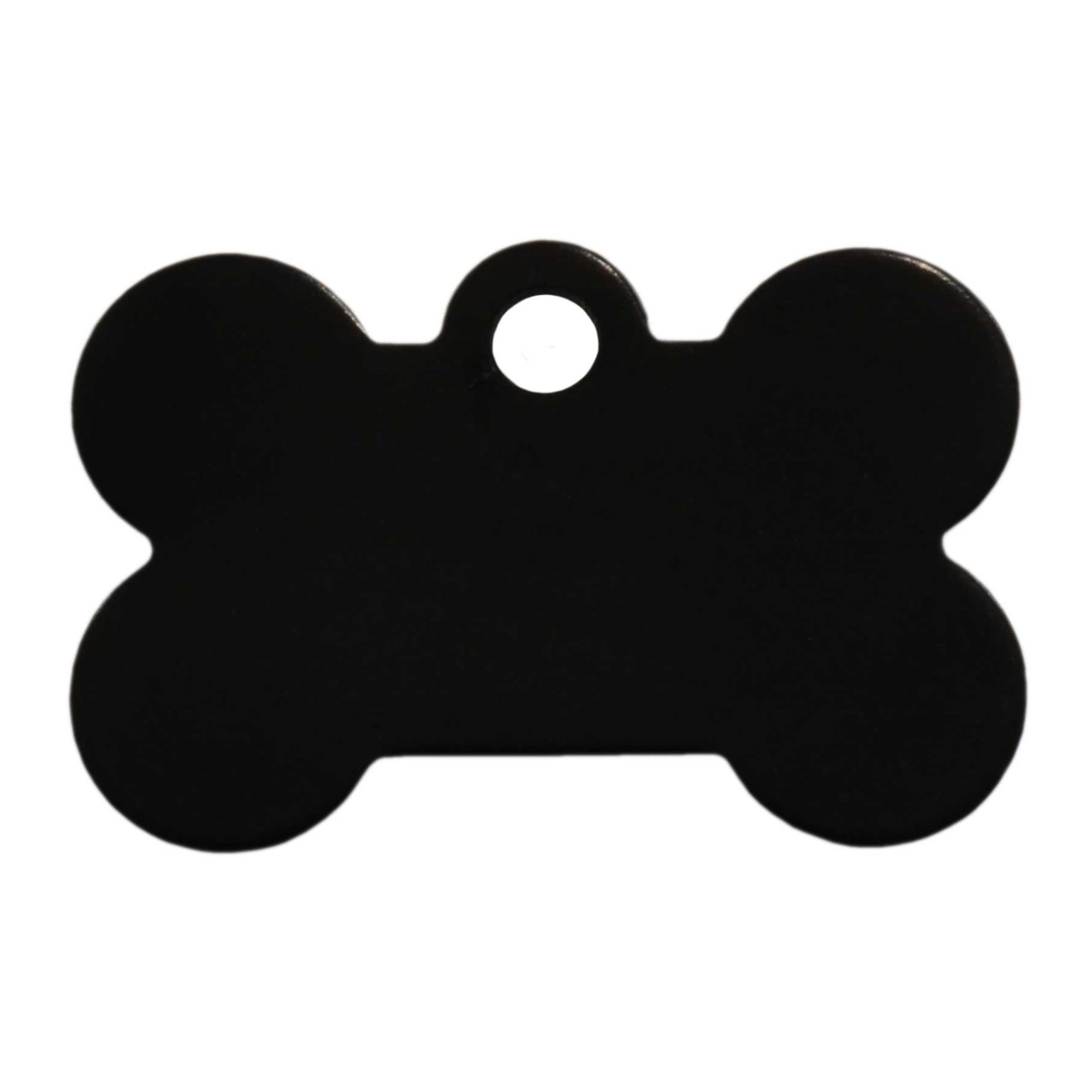 TAG PET BONE BLACK SMALL
