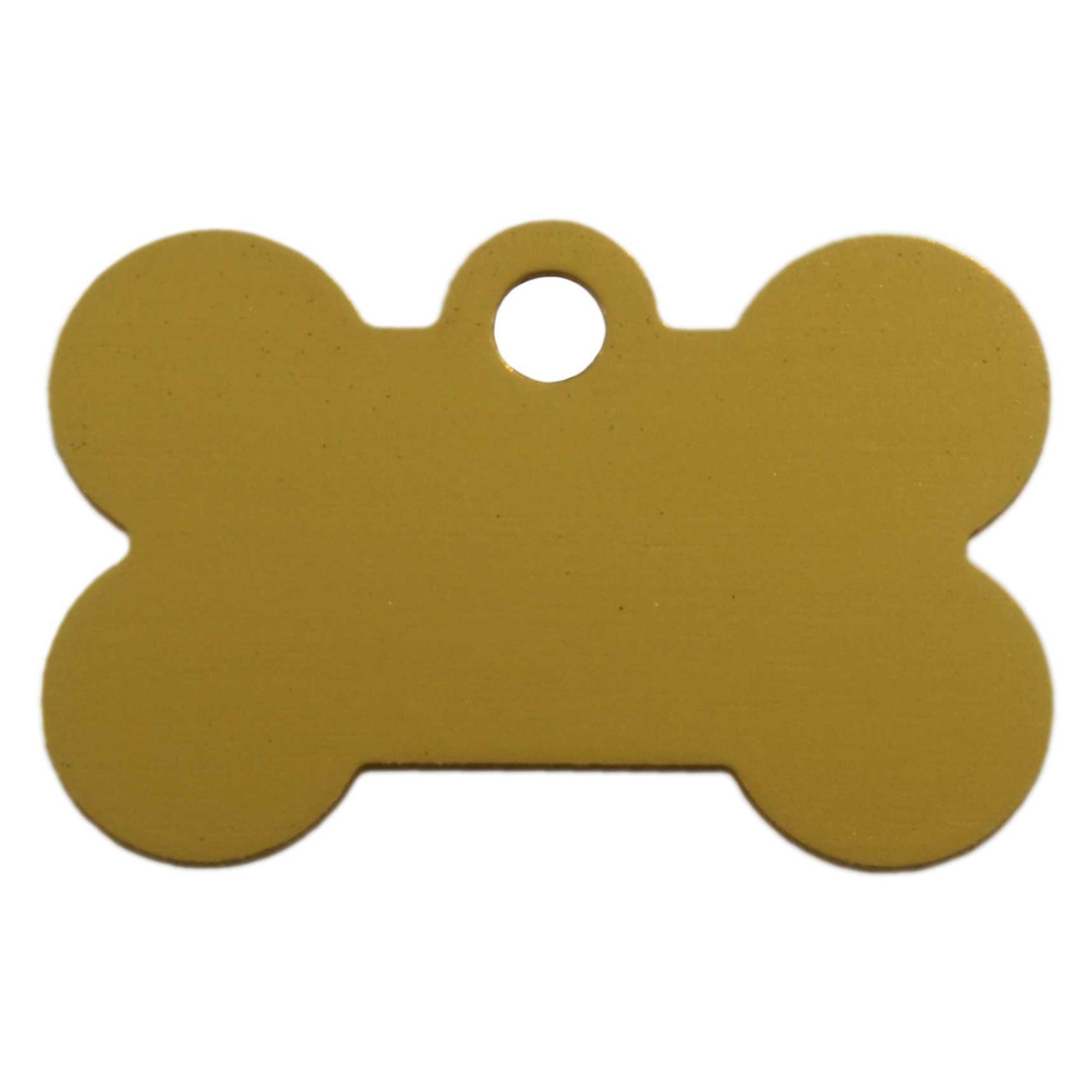 TAG PET BONE GOLD SMALL