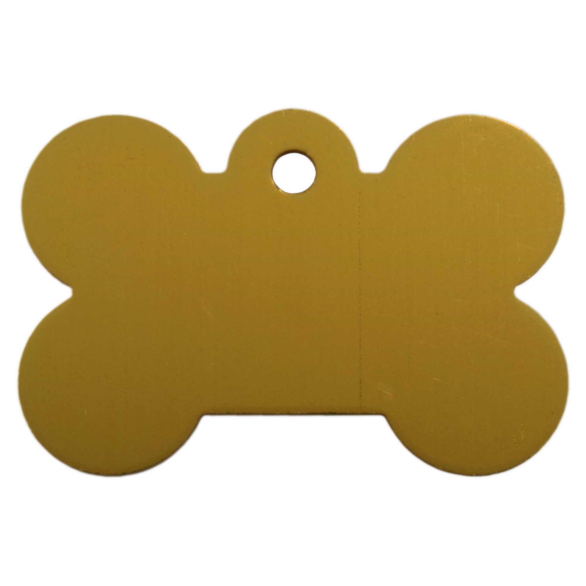 TAG PET BONE GOLD LARGE